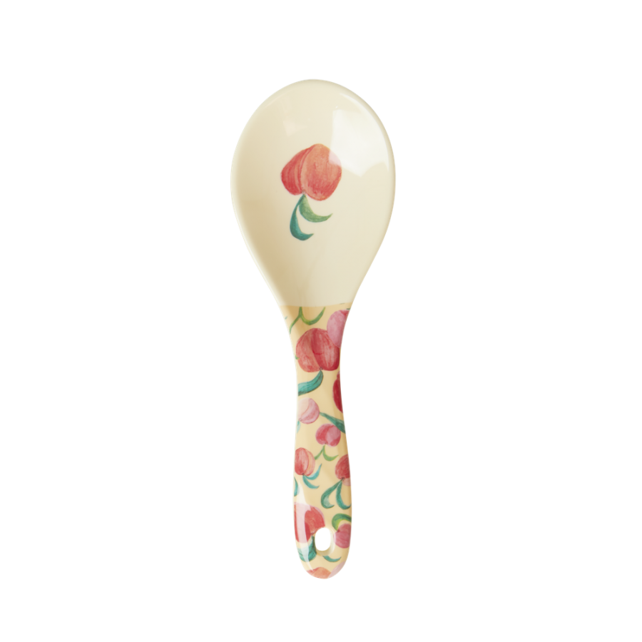 Melamine Salad Spoons in Choose Happy Prints Rice DK